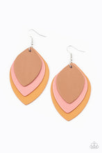 Load image into Gallery viewer, Paparazzi Earrings Light as a LEATHER - Multi
