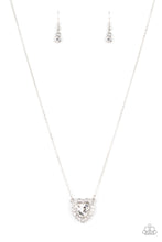 Load image into Gallery viewer, Paparazzi Necklaces Out of the GLITTERY-ness of Your Heart - White
