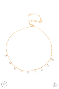 Paparazzi Necklaces Dainty Diva - Gold