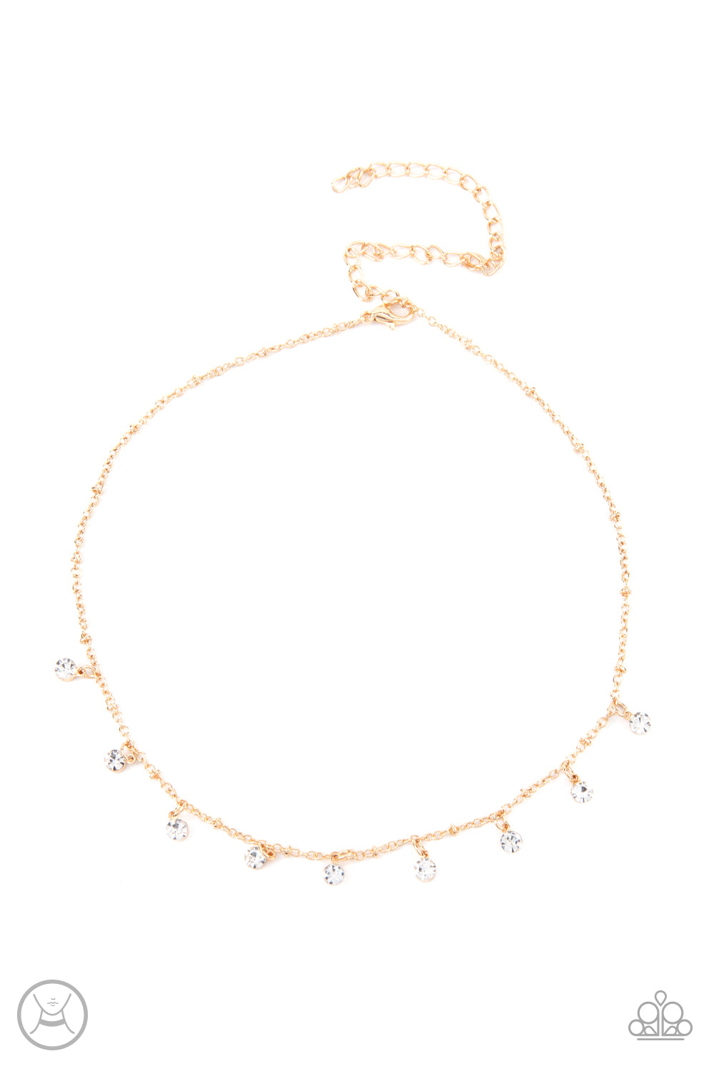 Paparazzi Necklaces Dainty Diva - Gold