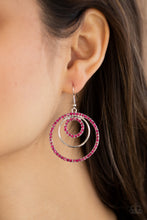 Load image into Gallery viewer, Paparazzi Earrings Bodaciously Bubbly - Pink
