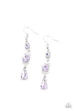 Load image into Gallery viewer, Paparazzi Earrings Outstanding Opulence - Purple
