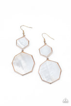 Load image into Gallery viewer, Paparazzi Earrings Vacation Glow - Rose Gold
