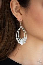 Load image into Gallery viewer, Paparazzi Earrings Look Into My Crystal Ball - White
