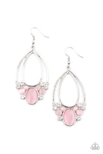 Load image into Gallery viewer, Paparazzi Earrings Look Into My Crystal Ball - Pink
