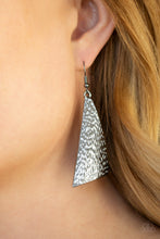 Load image into Gallery viewer, Paparazzi Earrings Ready The Troops - Black

