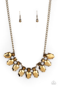 Paparazzi Necklaces Extra Enticing - Brass