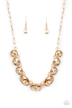 Load image into Gallery viewer, Paparazzi Necklaces Gorgeously Glacial - Gold
