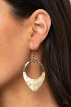 Load image into Gallery viewer, Paparazzi Earrings Instinctively Industrial - Brass
