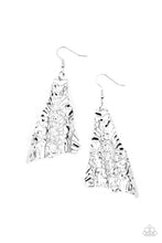 Load image into Gallery viewer, Paparazzi Earrings How FLARE You! - Silver
