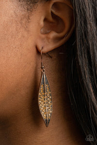 Paparazzi Earrings Hearty Harvest - Copper