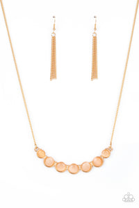 Paparazzi Necklaces Serenely Scalloped - Gold