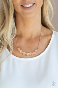 Paparazzi Necklaces Serenely Scalloped - Gold