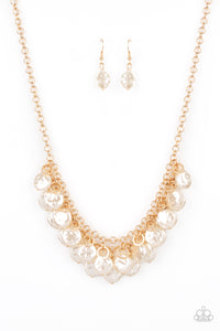 Paparazzi Necklaces BEACHFRONT and Center - Gold