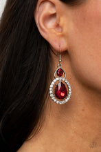 Load image into Gallery viewer, Paparazzi Earrings Double The Drama - Red
