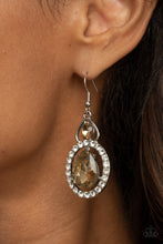 Load image into Gallery viewer, Paparazzi Earrings Double The Drama - Brown

