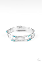 Load image into Gallery viewer, Paparazzi Bracelets Stackable Sparkle - Blue
