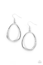 Load image into Gallery viewer, Paparazzi Earrings Fiercely Flauntable - White
