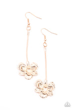 Load image into Gallery viewer, Paparazzi Earrings Opulently Orchid - Rose Gold
