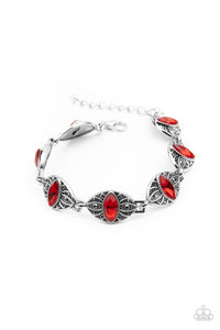 Paparazzi Bracelets Crown Privilege - Red