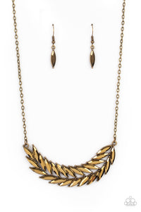 Paparazzi Necklaces Flight of FANCINESS - Brass