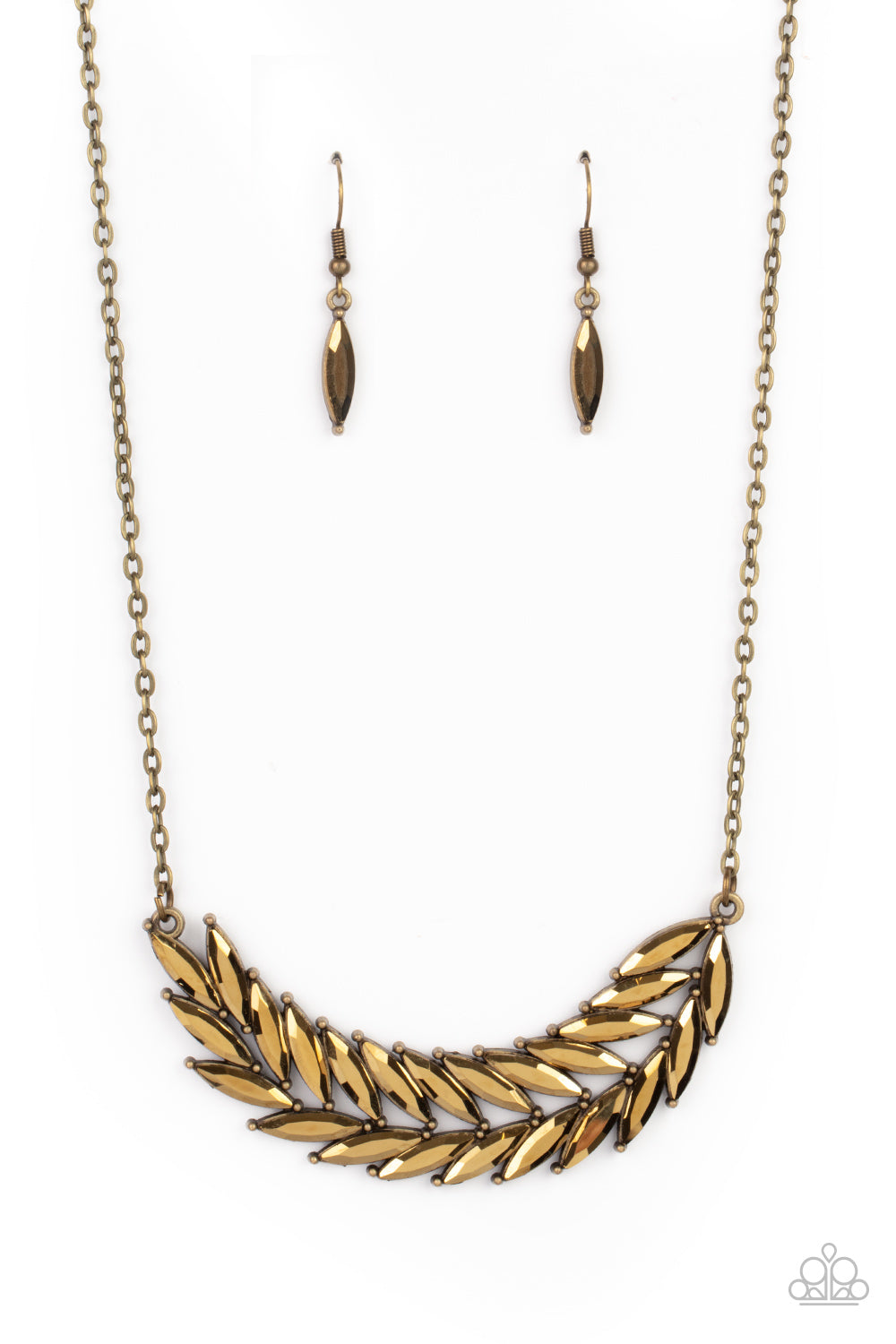 Paparazzi Necklaces Flight of FANCINESS - Brass