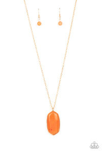Paparazzi Necklaces Elemental Elegance - Orange
