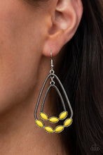 Load image into Gallery viewer, Paparazzi Earrings Summer Staycation - Yellow
