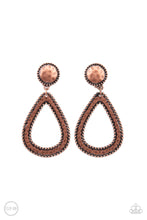Load image into Gallery viewer, Paparazzi Earrings Beyond The Borders - Copper
