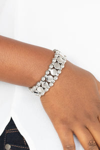 Metro Magnetism - Silver bracelet