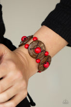 Load image into Gallery viewer, Paparazzi Bracelets Island Adventure - Red
