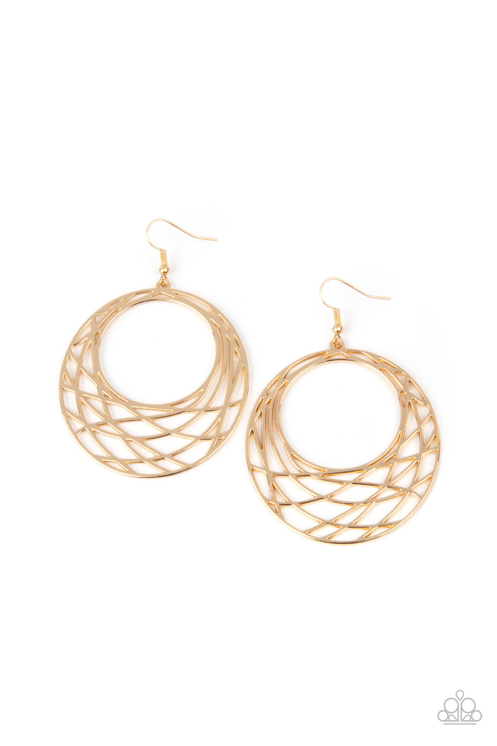 Paparazzi Earrings Urban Lineup - Gold