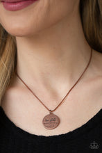 Load image into Gallery viewer, Be Still - Copper necklace
