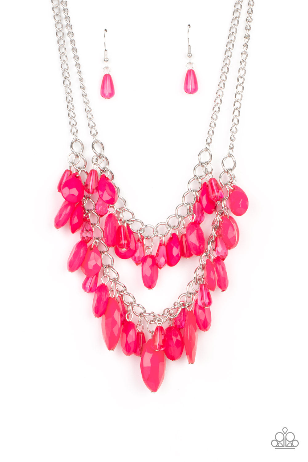 Paparazzi Necklaces Midsummer Mixer - Pink