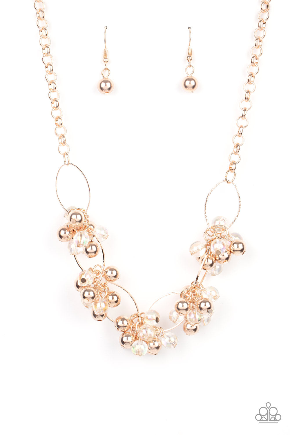 Paparazzi Necklaces Effervescent Ensemble - Rose Gold