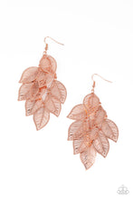 Load image into Gallery viewer, Paparazzi Earrings Limitlessly Leafy - Copper
