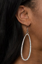 Load image into Gallery viewer, Paparazzi Earrings Dazzling Decorum - White
