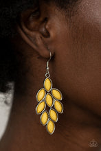 Load image into Gallery viewer, Paparazzi Earrings Flamboyant Foliage - Yellow
