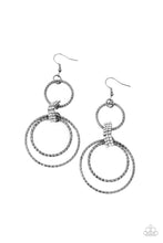 Load image into Gallery viewer, Paparazzi Earrings Getting Hitched - Black
