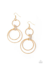 Load image into Gallery viewer, Paparazzi Earrings Getting Hitched - Gold
