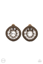 Load image into Gallery viewer, Paparazzi Earrings Dazzling Definition - Brass
