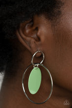 Load image into Gallery viewer, Paparazzi Earrings POP, Look, and Listen - Green
