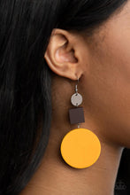 Load image into Gallery viewer, Paparazzi Earrings Modern Materials - Yellow
