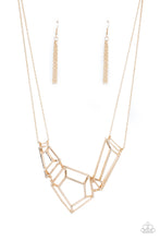 Load image into Gallery viewer, Paparazzi Necklaces 3-D Drama - Gold
