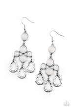 Load image into Gallery viewer, Paparazzi Earrings Mediterranean Magic - White
