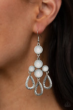 Load image into Gallery viewer, Paparazzi Earrings Mediterranean Magic - White
