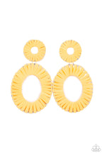 Load image into Gallery viewer, Paparazzi Earrings Foxy Flamenco - Yellow
