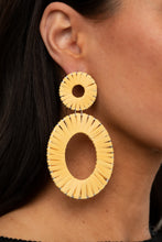Load image into Gallery viewer, Paparazzi Earrings Foxy Flamenco - Yellow
