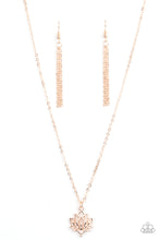 Load image into Gallery viewer, Paparazzi Necklaces Lotus Retreat - Rose Gold
