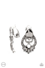 Load image into Gallery viewer, Paparazzi Earrings Glamour Gauntlet - Silver Clip ons
